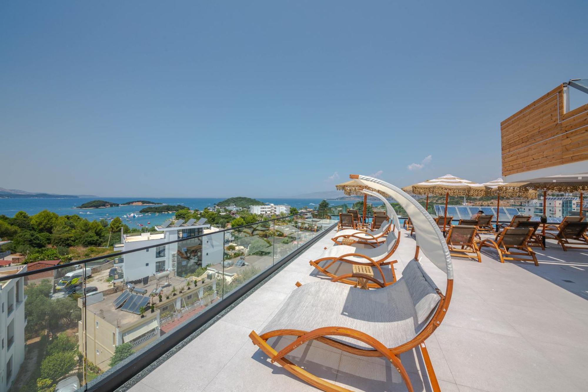 Hotel Sole Mare Ksamil Kültér fotó